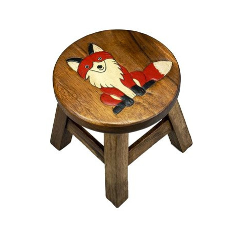 Dřevěná dětská stolička - LIŠKA AK Trading