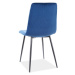Signal Židle IRYS VELVET Barva: Bluvel 86 / granátová modrá