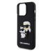 Zadní kryt Karl Lagerfeld 3D Rubber Karl and Choupette pro Apple iPhone 14 Pro Max, black