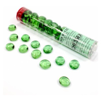 Chessex Gaming Glass Stones in Tube Light Green (žetony) – 40 ks