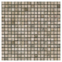 Kamenná mozaika Premium Mosaic Stone šedá 30x30 cm mat STMOS15GYW