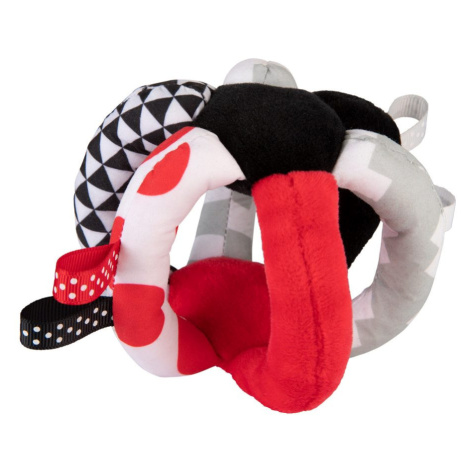 Canpol babies Kontrastní míček s chrastítkem SENSORY