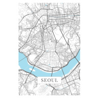 Mapa Soul white, 26.7x40 cm