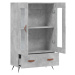 vidaXL Skříň highboard betonově šedá 69,5x31x115 cm kompozitní dřevo