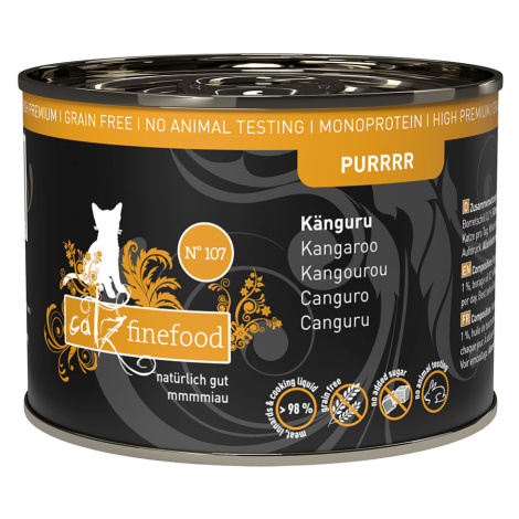 Catz finefood Purrrr konzerva 6 x 200/190 g - No. 107 Klokaní (6 x 200 g)