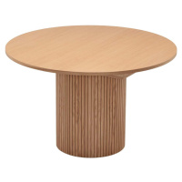 Kulatý rozkládací jídelní stůl v dekoru dubu ø 115 cm Malaga – Bonami Selection