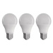 LED žárovka Emos True Light, 7,2W, E27, teplá bílá, 3 ks