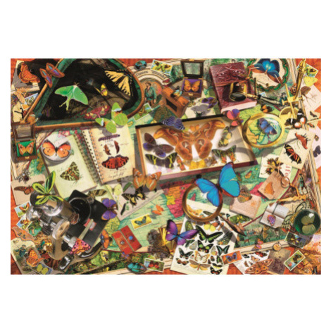 CLEMENTONI Puzzle Sběratel motýlů 500 dílků 146821