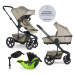 EASYWALKER - Kočárek kombinovaný Harvey? Premium 2v1 Pearl Taupe LITE RWS + KIDDY Evoluna i-size