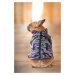Vsepropejska Pardál zimní bunda pro psa s postrojem Barva: Zelená, Délka zad (cm): 33, Obvod hru