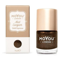 MoYou Razítkovací lak na nehty - Gold Espresso 9 ml