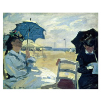 Obrazová reprodukce The Beach at Trouville, 1870, Claude Monet, 40 × 30 cm