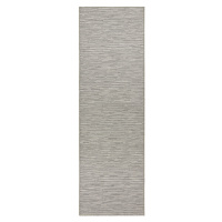 BT Carpet - Hanse Home koberce Běhoun Nature 104265 Cream/Grey – na ven i na doma - 80x450 cm