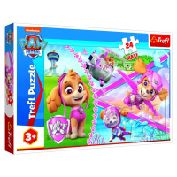 Trefl Puzzle Tlapková patrola - Odvážná Skye / 24 dílků MAXI - Taf Toys