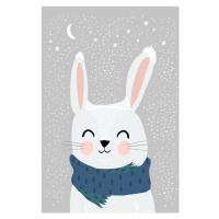 Ilustrace Snow Bunny, Treechild, 26.7 × 40 cm