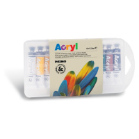Akrylové barvy PRIMO, sada 12 × 7,5 ml