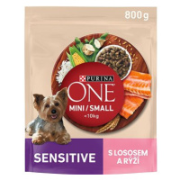 Purina ONE Sensitive Dog losos 800 g