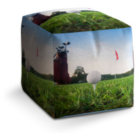 Sablio Taburet Cube Golf: 40x40x40 cm