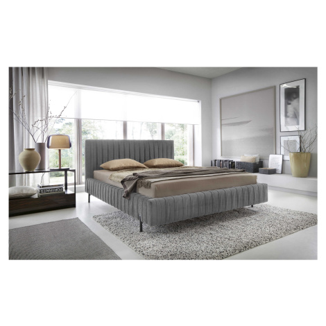 Artelta Manželská postel PLISSA | 160 x 200 cm Barevné provedení PLISSA: Velvetmat 04