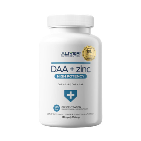 Aliver Nutraceutics DAA + Zinek 120 kapslí