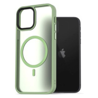 AlzaGuard Matte Case Compatible with Magsafe pro iPhone 11 zelený