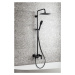 KFA LOGON sprchový set s otočnou hubicí, černá 5136-915-81