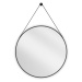 MEXEN String zrcadlo 70 cm, černý rám 9854-070-070-000-70