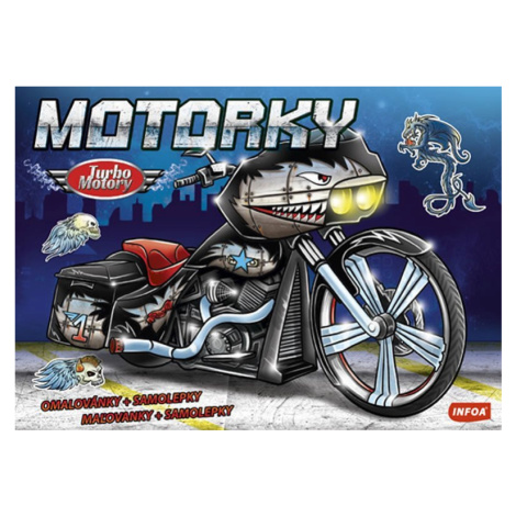 Motorky - Turbo Motory + samolepky Infoa