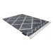 Dywany Lusczow Kusový shaggy koberec BERBER ASILA šedý