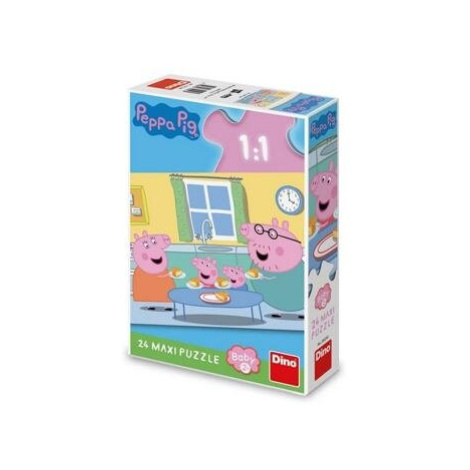 Dino Peppa Pig oběd 24 maxi puzzle