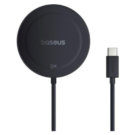 Baseus Bezdrátová nabíjecí magnetická podložka Simple Mini4 Qi2 15W černá Černá