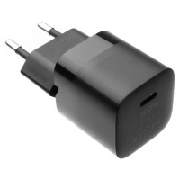 Mini adapter,USB-C,kabel,30W,černý FIXED