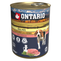 Ontario Telecí paté s bylinkami konzerva 800 g