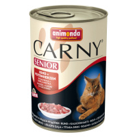Animonda Cat Carny Senior, hovězí a krůtí srdce 400 g (83596)