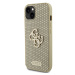 Guess hard kryt na iPhone 15 6.1" Gold Perforated 4G Glitter