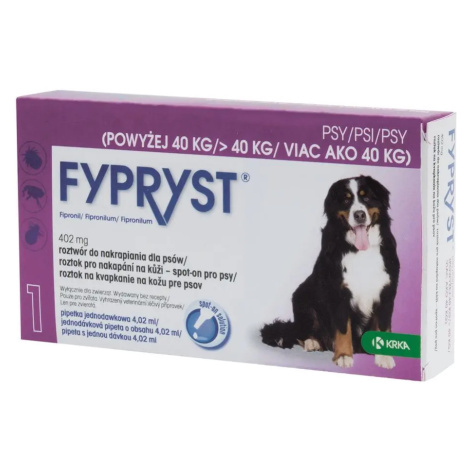 Fypryst spot-on XL pes nad 40 kg, 1x4,02 ml