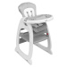 Jídelní židlička CARETERO HOMEE grey
