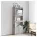 vidaXL Skříň highboard betonově šedá 63 x 33 x 180 cm kompozitní dřevo