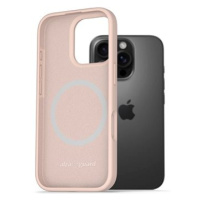 AlzaGuard Silicone Case Compatible with Magsafe pro iPhone 16 Pro růžový