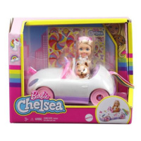 BARBIE CHELSEA A KABRIOLET S NÁLEPKAMI