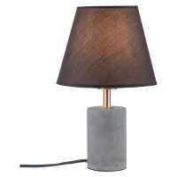 Paulmann Paulmann Tem Textil-stolní lampa s betonovou nohou