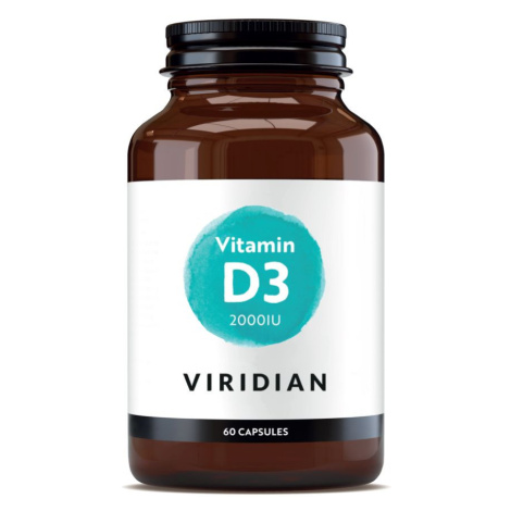 Viridian Vitamin D3 2000 IU 60 kapslí