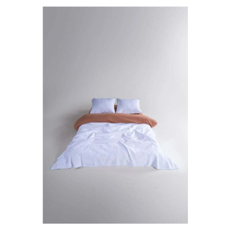 Bílý set přehozu a povlaku na polštář z žakáru 240x260 cm Jacquard – Mila Home Luxury