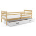 BMS Dětská jednolůžková postel s úložným prostorem ERYK | borovice Barva: Borovice / bílá, Rozmě