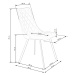 HALMAR Designová židle K450 šedá