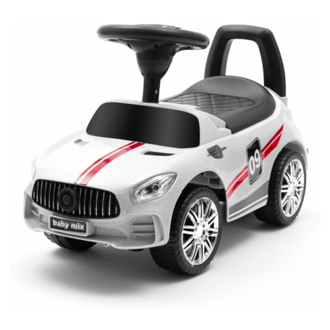 Dětské odrážedlo se zvukem Baby Mix RACER bílé