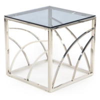Přístavný stolek ARTEMIS stříbrná