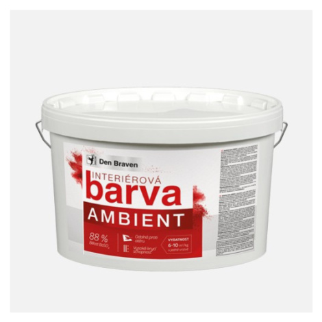 Den Braven interiérová barva AMBIENT Typ: kbelík, Barva: bílá, Balení: 7,5 kg