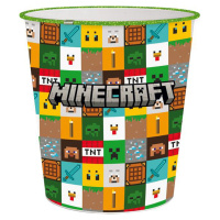 STOR Plastový odpadkový koš Minecraft 5l