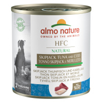 Almo Nature HFC 6 x 280 g / 290 g - 15 % sleva - Tuňák pruhovaný a treska (6x290 g)